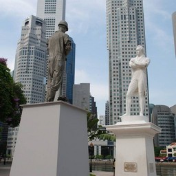 シンガポール・ラッフルズ卿上陸記念地点