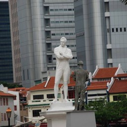 シンガポール・ラッフルズ卿上陸記念地点