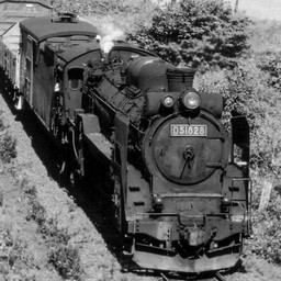 北海道・室蘭線・追分・D51 828 - 蒸気機関車（SL） - 無料写真素材 - あみラボ