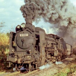 北海道・室蘭線・追分・D51 241 - 蒸気機関車（SL） - 無料写真素材 - あみラボ