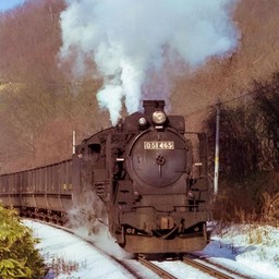 北海道・夕張線・川端・D51 465 - 蒸気機関車（SL） - 無料写真素材 - あみラボ